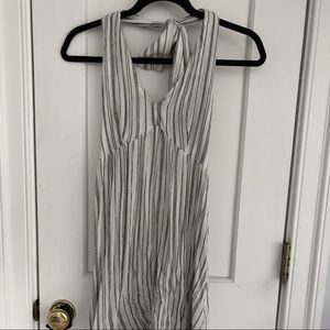Stripe halter dress